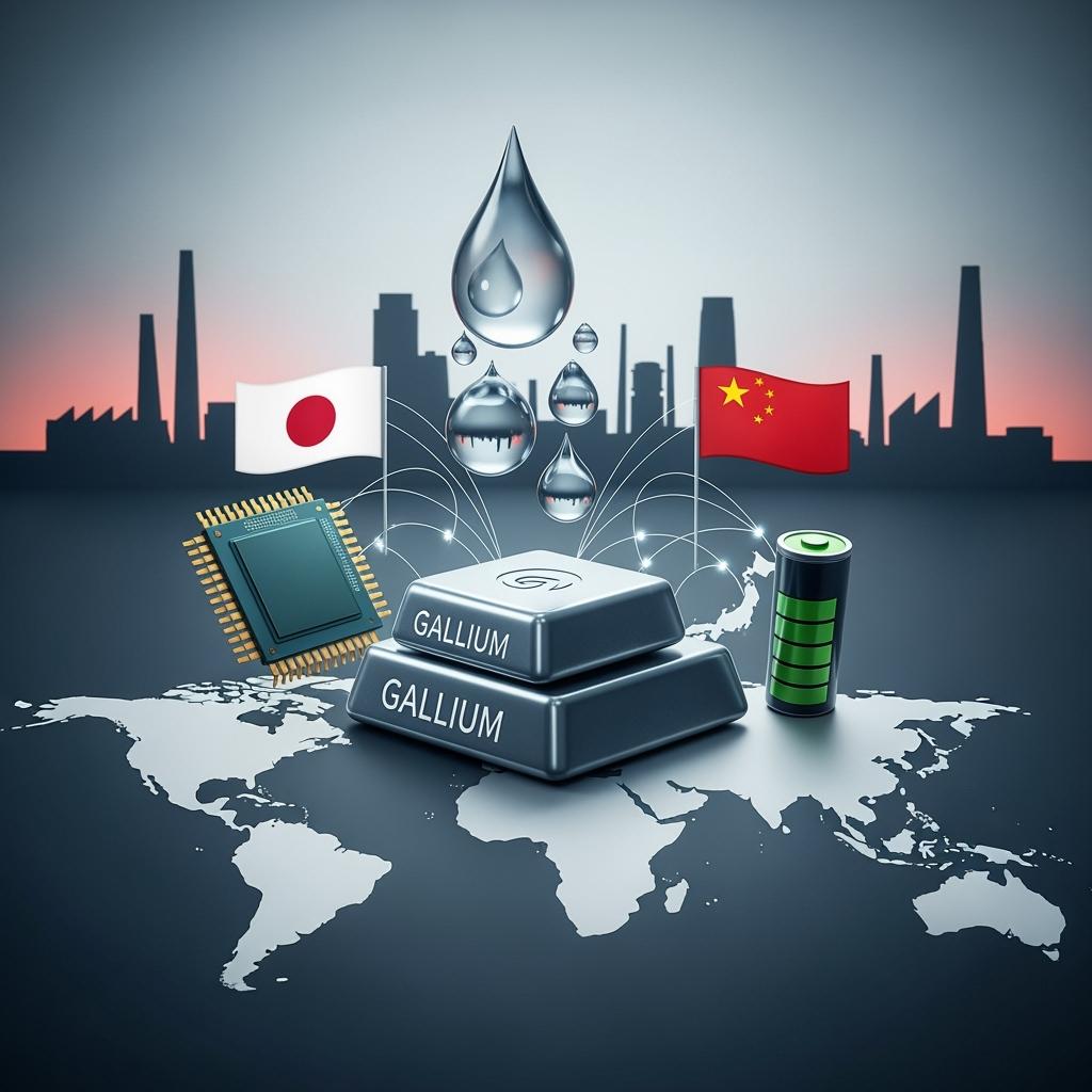 japan china gallium semiconductor battery warning